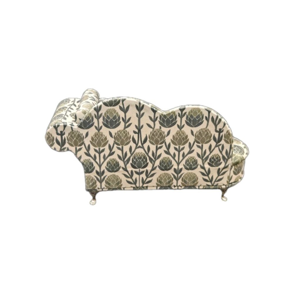 New Green Scandinavian Doll Chaise Jewelry Box Organizer Couch Jewelry Box - Picture 4 of 6